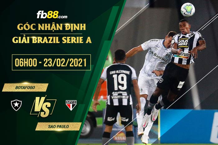 fb88-soi kèo Botafogo vs Sao Paulo