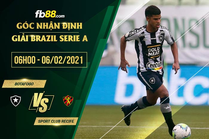 fb88-nhận định kèo bóng đá Botafogo vs Sport Club Recife