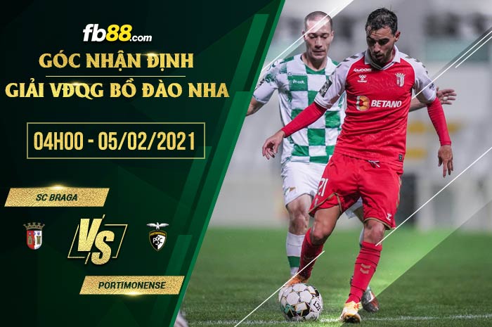 fb88-soi kèo Braga vs Portimonense
