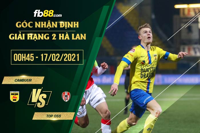 fb88-soi kèo Cambuur vs Oss