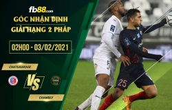 fb88-soi kèo Chateauroux vs Chambly