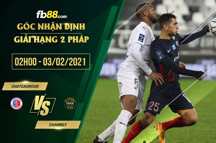 fb88-soi kèo Chateauroux vs Chambly