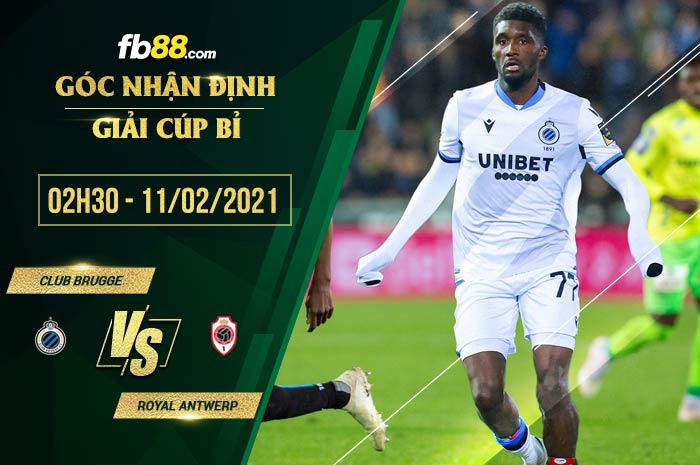 fb88-nhận định kèo bóng đá Club Brugge vs Royal Antwerp