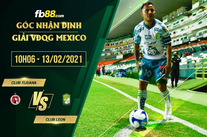 fb88-soi kèo Club Tijuana vs Club Leon