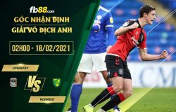 fb88-soi kèo Coventry vs Norwich