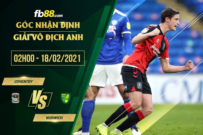 fb88-soi kèo Coventry vs Norwich