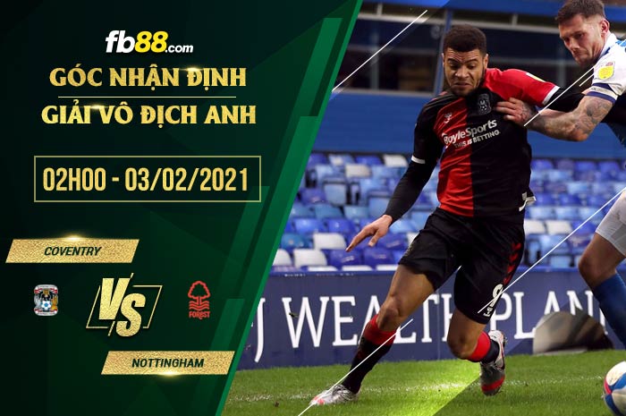 fb88-soi kèo Coventry vs Nottingham Forest