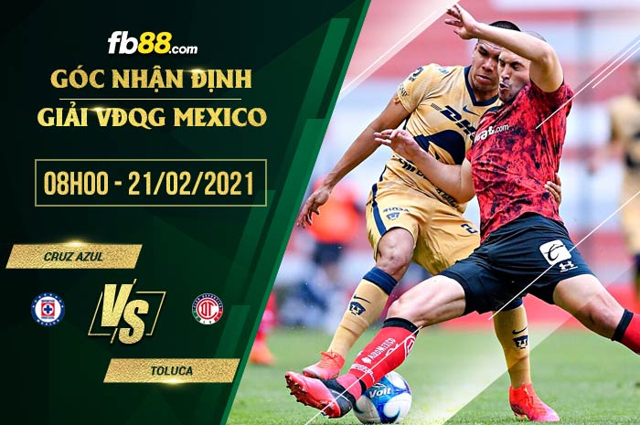 fb88-soi kèo Cruz Azul vs Deportivo Toluca