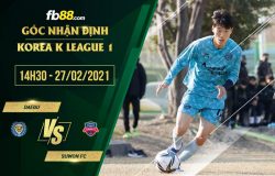 fb88-soi kèo Daegu vs Suwon
