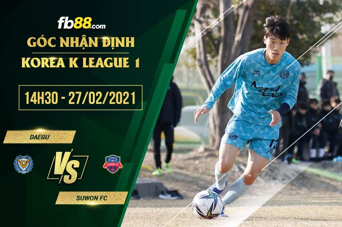 fb88-soi kèo Daegu vs Suwon