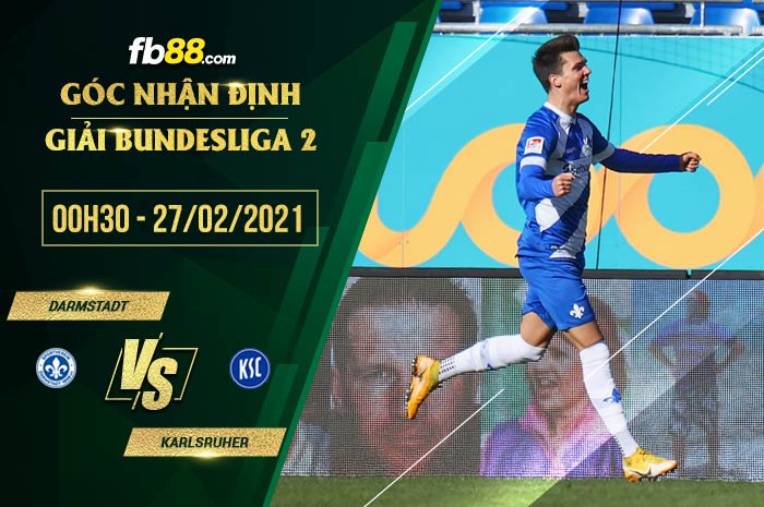 fb88-phong độ thi đấu Darmstadt vs Karlsruher