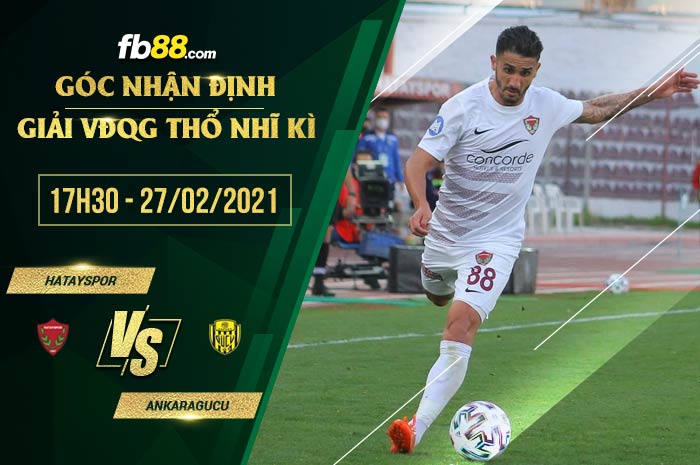 fb88-soi kèo Hatayspor vs Ankaragucu