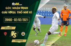 fb88-soi kèo Hatayspor vs Fenerbahce