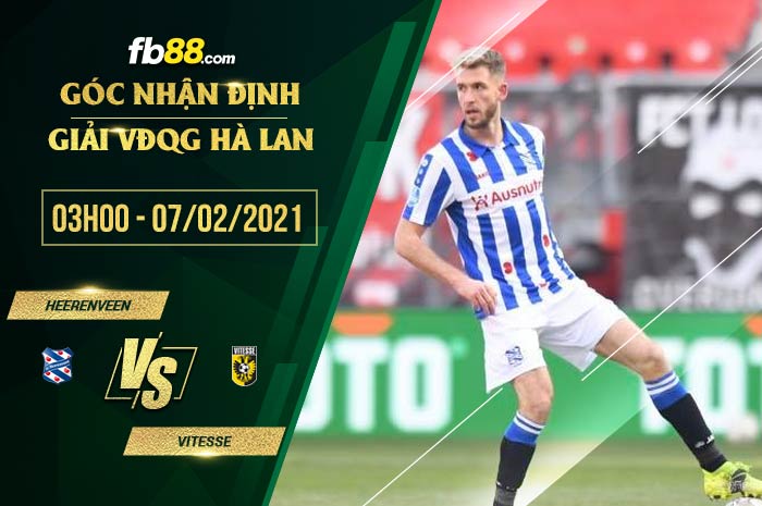 fb88-soi kèo Heerenveen vs Vitesse Arnhem