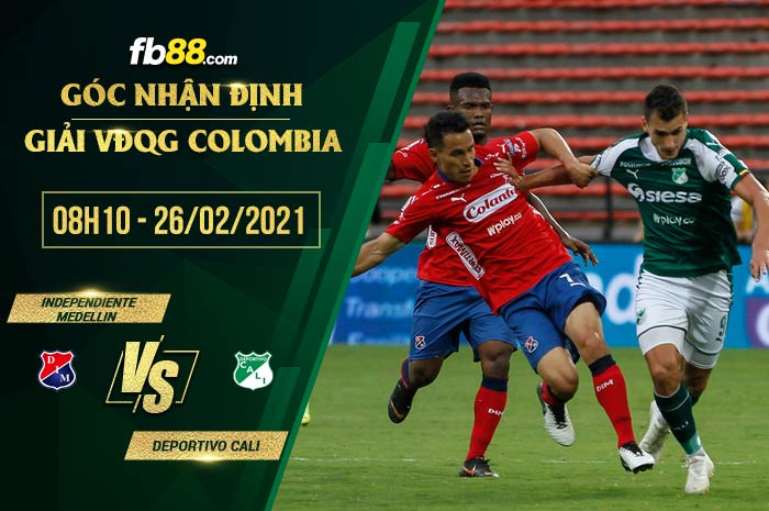 fb88-soi kèo Independiente Medellin vs Deportivo Cali