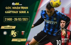 fb88-phong độ thi đấu Inter Milan vs Genoa