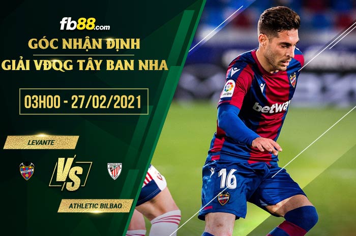 fb88-soi kèo Levante vs Athletic Bilbao