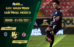 fb88-soi kèo Monterrey vs Club Tijuana