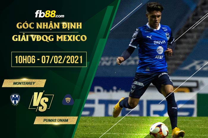 fb88-soi kèo Monterrey vs Pumas UNAM