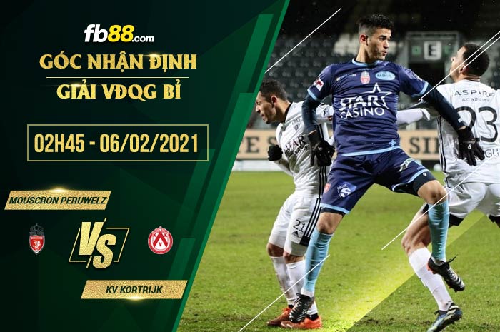 fb88-soi kèo Mouscron Peruwelz vs Kortrijk