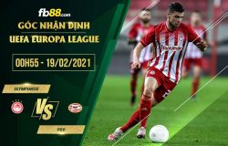 fb88-soi kèo Olympiakos vs PSV