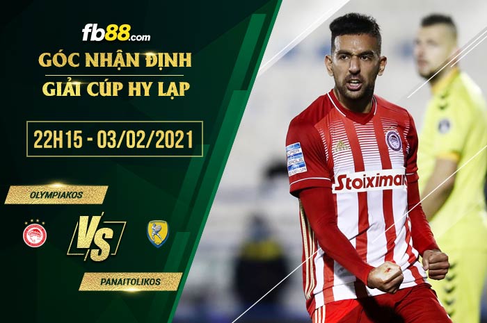 fb88-soi kèo Olympiakos vs Panaitolikos