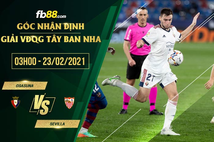 fb88-soi kèo Osasuna vs Sevilla
