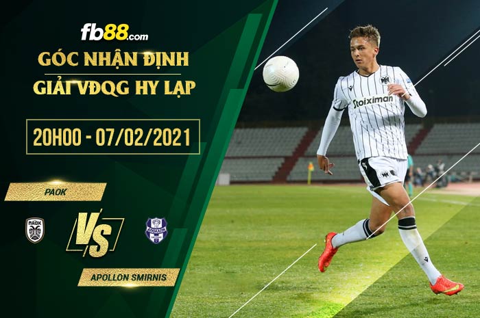 fb88-soi kèo PAOK vs Apollon Smirnis