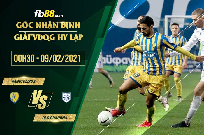 fb88-soi kèo Panaitolikos vs Pas Giannina