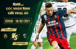 fb88-soi kèo Rapid Wien vs Wolfsberger