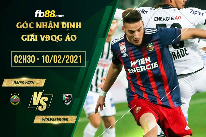 fb88-soi kèo Rapid Wien vs Wolfsberger