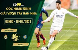 fb88-soi kèo Real Madrid vs Getafe
