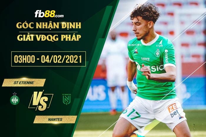fb88-soi kèo Saint-Etienne vs Nantes