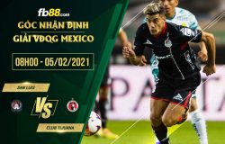 fb88-soi kèo San Luis vs Club Tijuana
