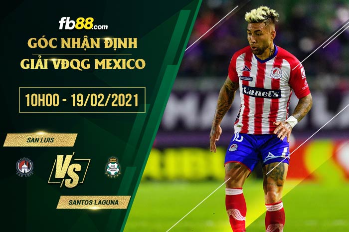 fb88-soi kèo San Luis vs Santos Laguna