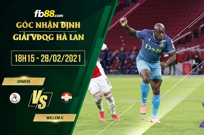 fb88-soi kèo Sparta vs Willem