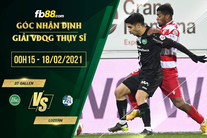 fb88-soi kèo St. Gallen vs Luzern