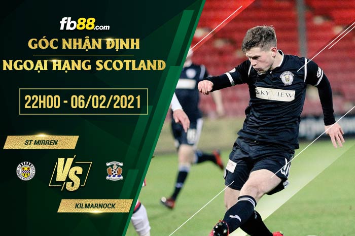 fb88-soi kèo St. Mirren vs Kilmarnock