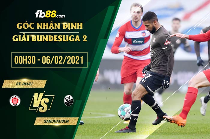 fb88-soi kèo St. Pauli vs Sandhausen