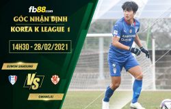 fb88-phong độ thi đấu Suwon vs Gwangju