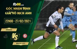 fb88-phong độ thi đấu Swansea vs Bristol City
