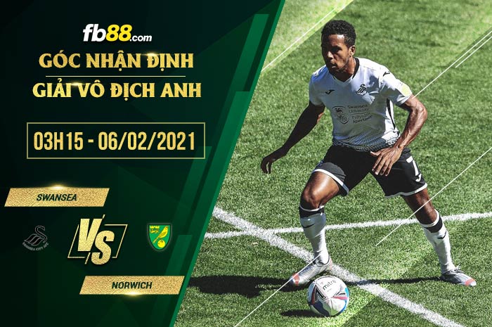 fb88-soi kèo Swansea vs Norwich City
