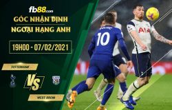 fb88-soi kèo Tottenham vs West Brom
