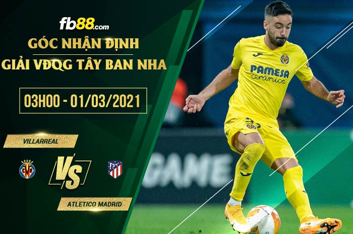 fb88-soi kèo Villarreal vs Atletico Madrid