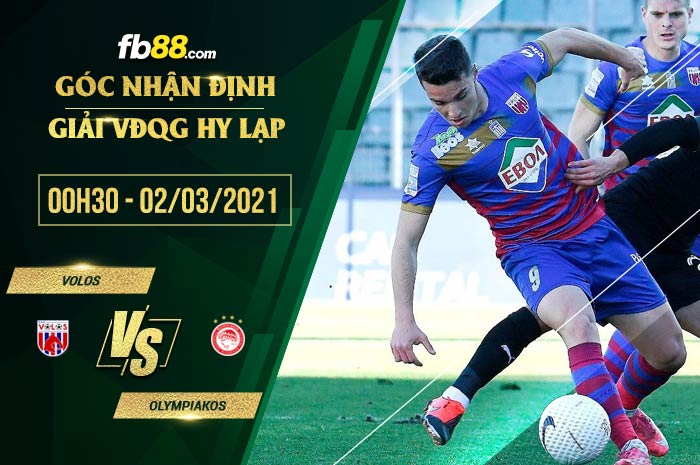 fb88-soi kèo Volos vs Olympiakos