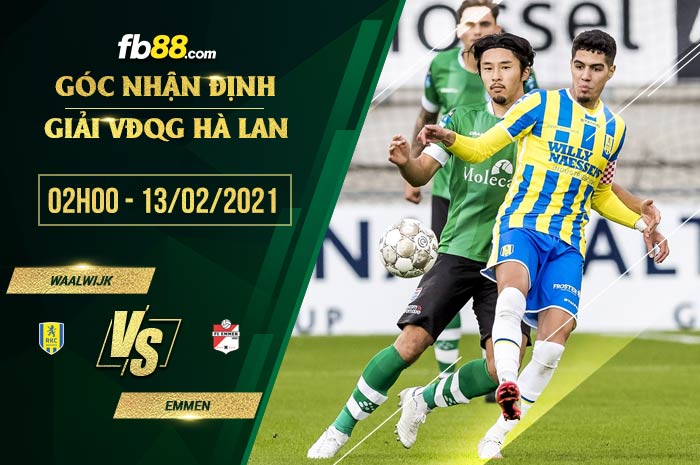 fb88-soi kèo Waalwijk vs Emmen