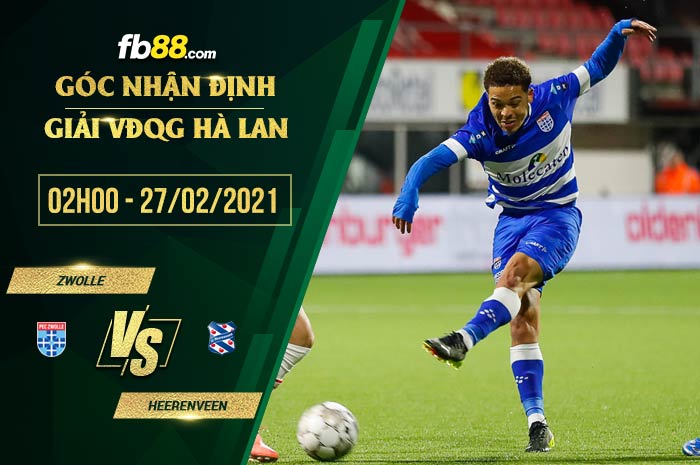 fb88-soi kèo Zwolle vs Heerenveen