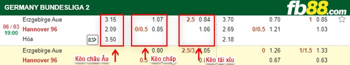 fb88-kèo chấp Aue vs Hannover