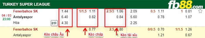 fb88-kèo chấp Fenerbahce vs Antalyaspor