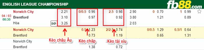 fb88-kèo chấp Norwich vs Brentford